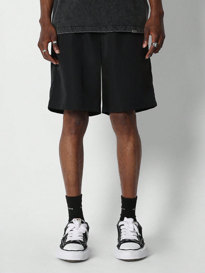 Pantaloni scurți SHEIN, negru