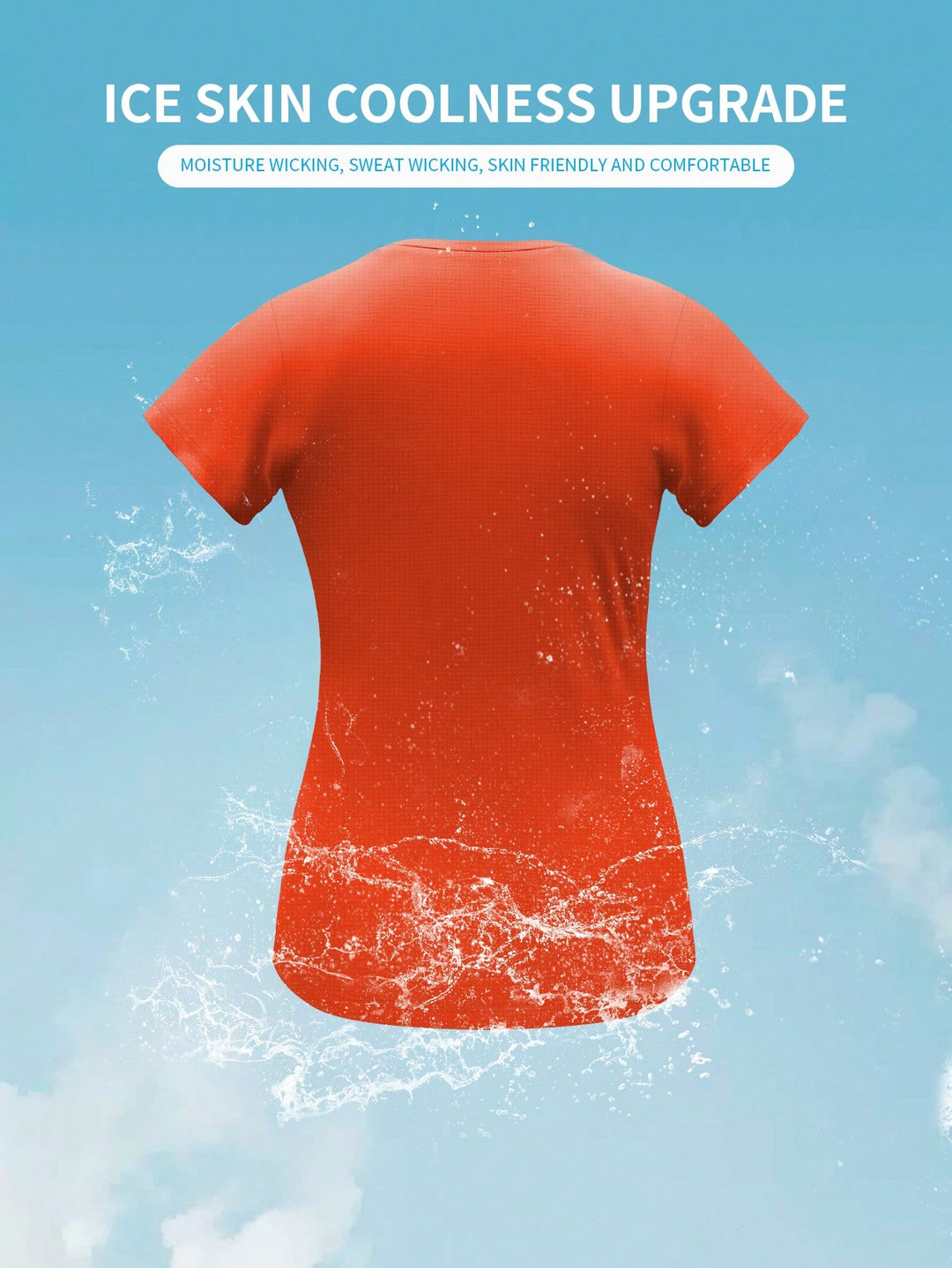 Tricou SHEIN, portocaliu
