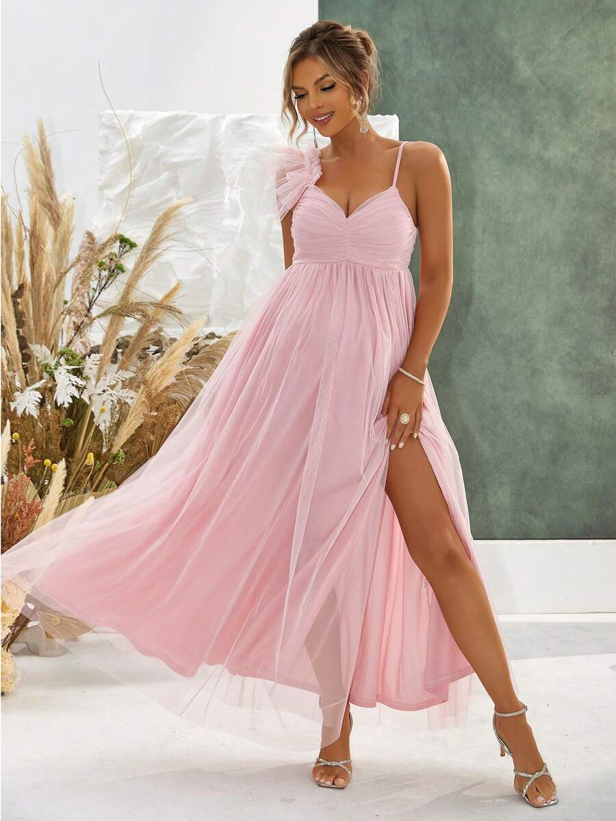Rochie maxi SHEIN, roz