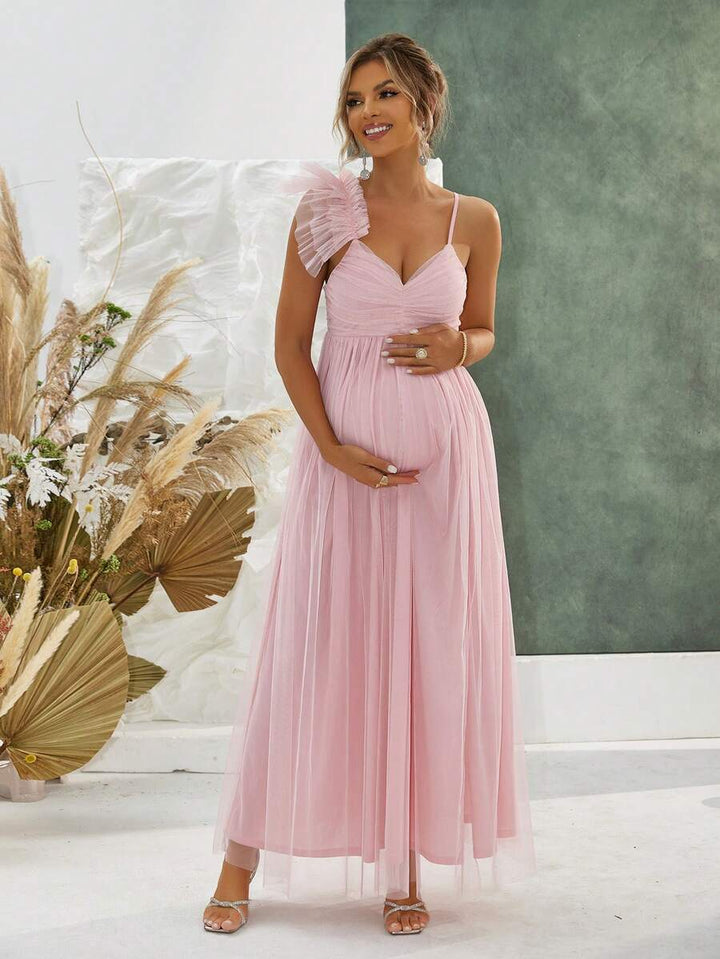 Rochie maxi SHEIN, roz