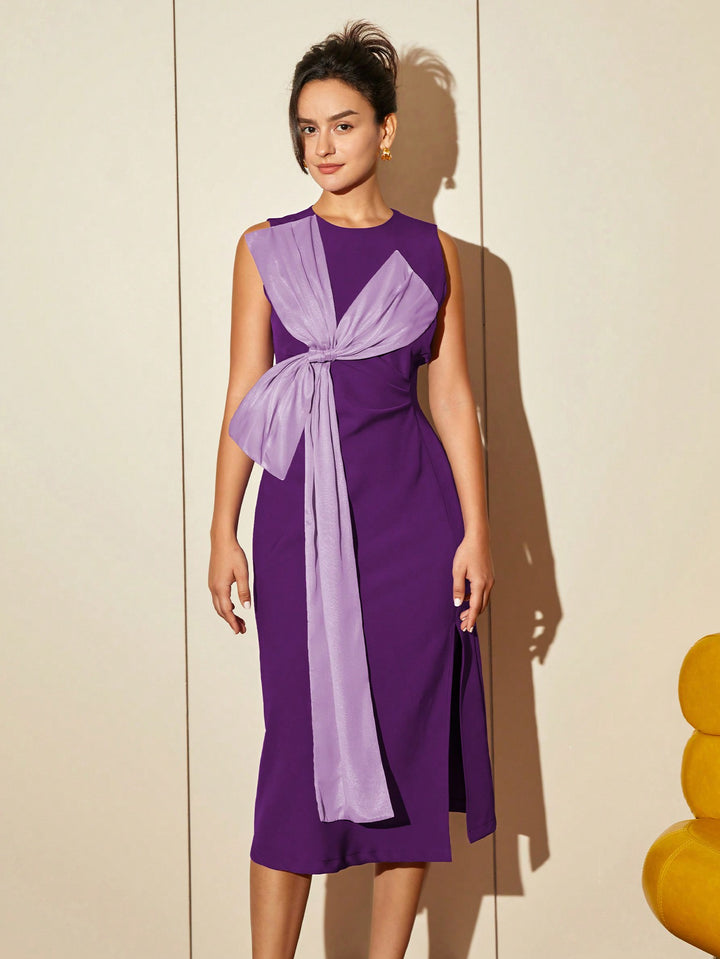Rochie midi SHEIN, mov