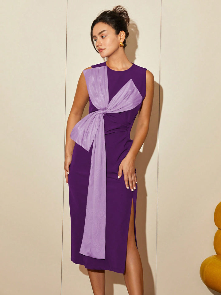 Rochie midi SHEIN, mov