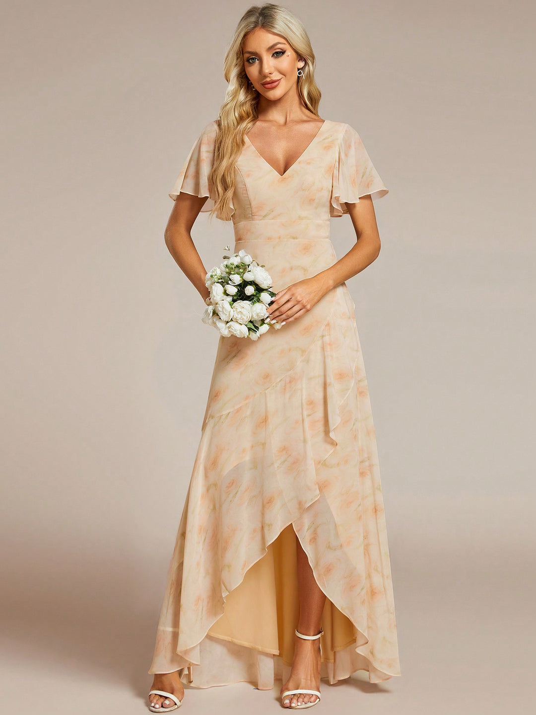 Rochie maxi SHEIN, bej
