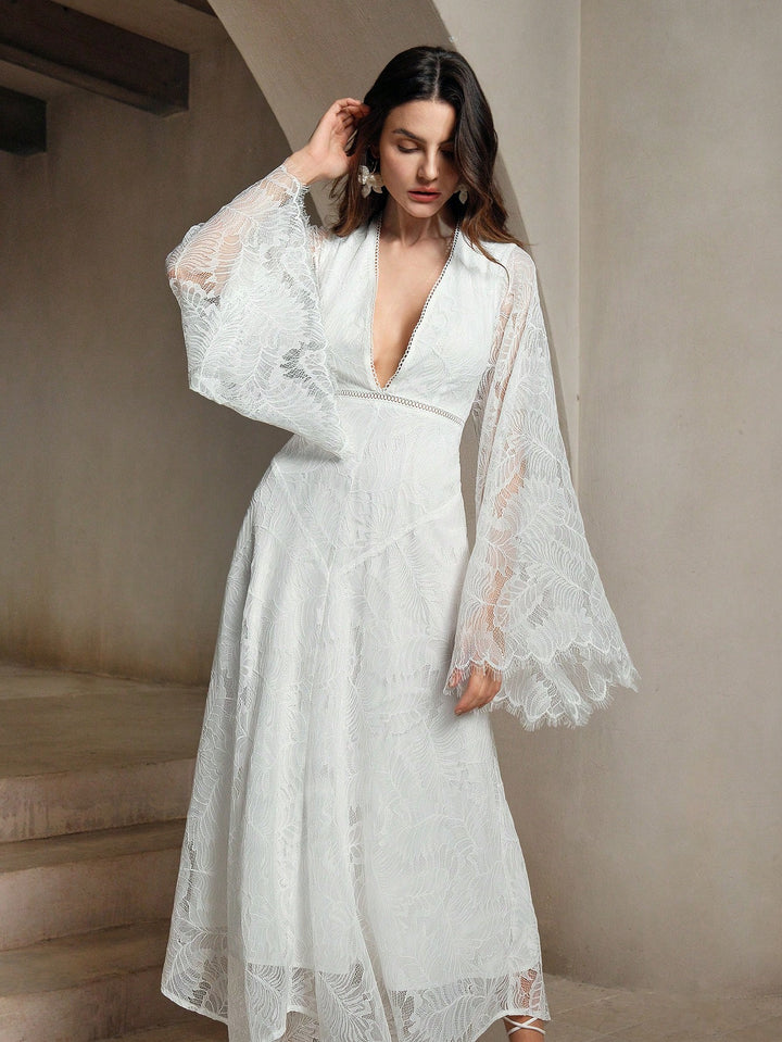 Rochie maxi SHEIN, alb
