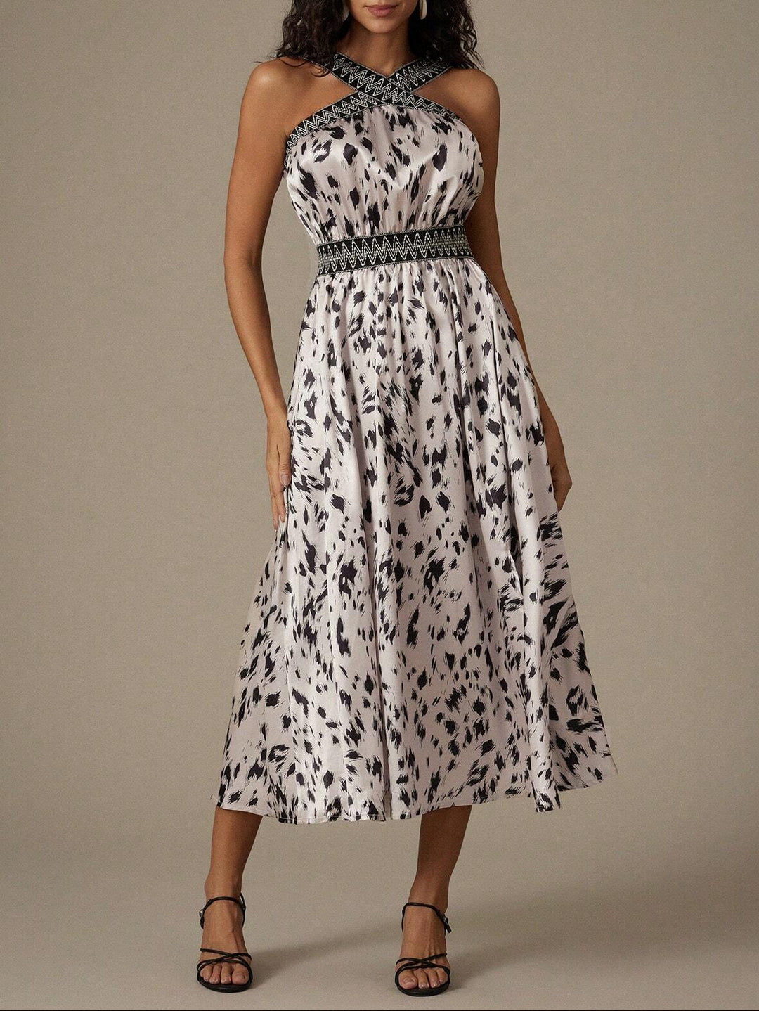 Rochie midi SHEIN, mix culori