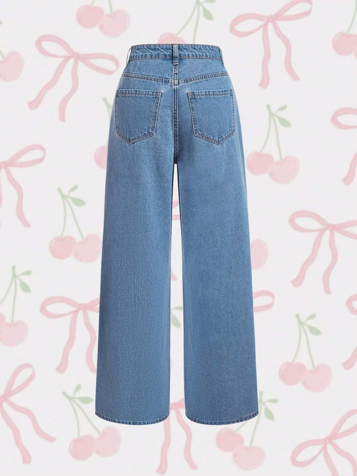 Jeans SHEIN, albastru