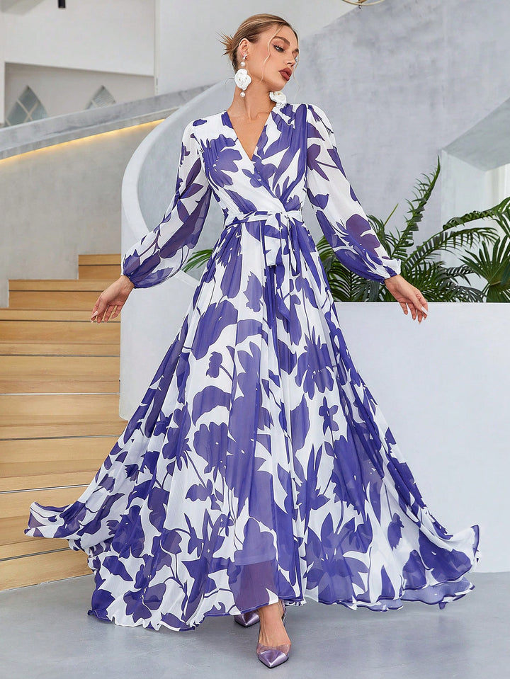 Rochie maxi SHEIN, albastru