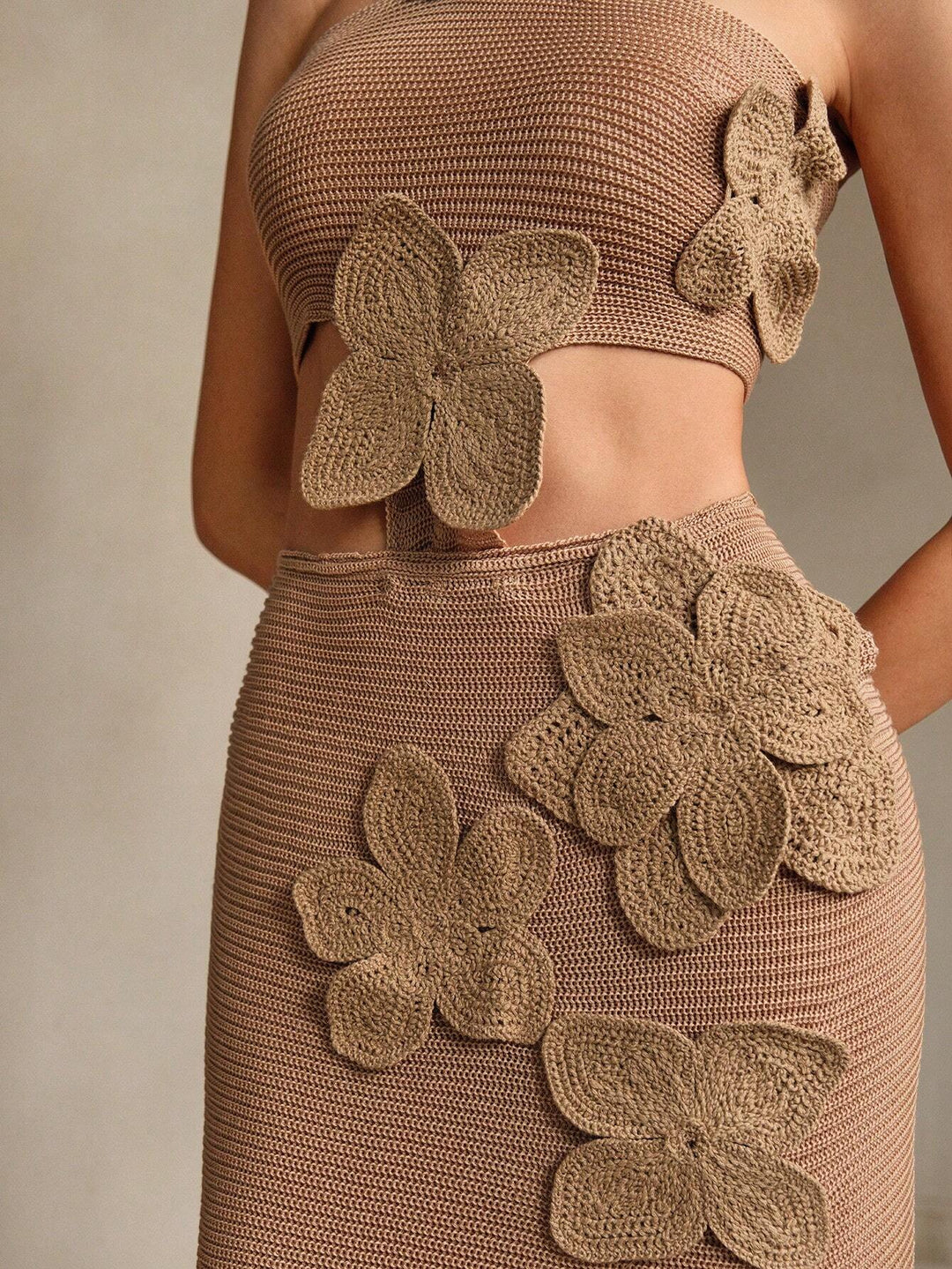 SHEIN set, brown