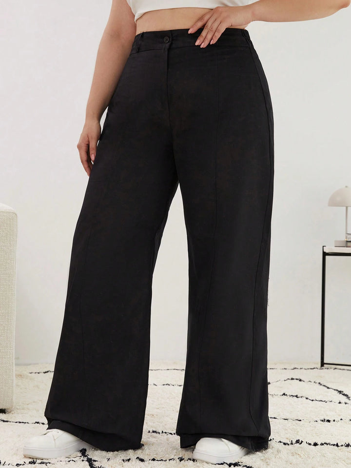 Pantaloni SHEIN, negru