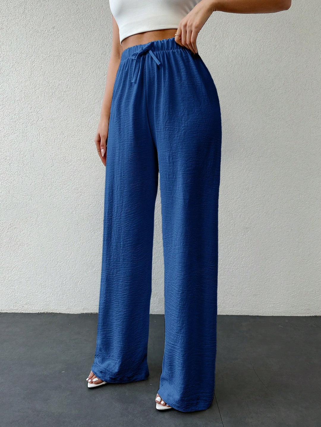 Pantaloni SHEIN, albastru