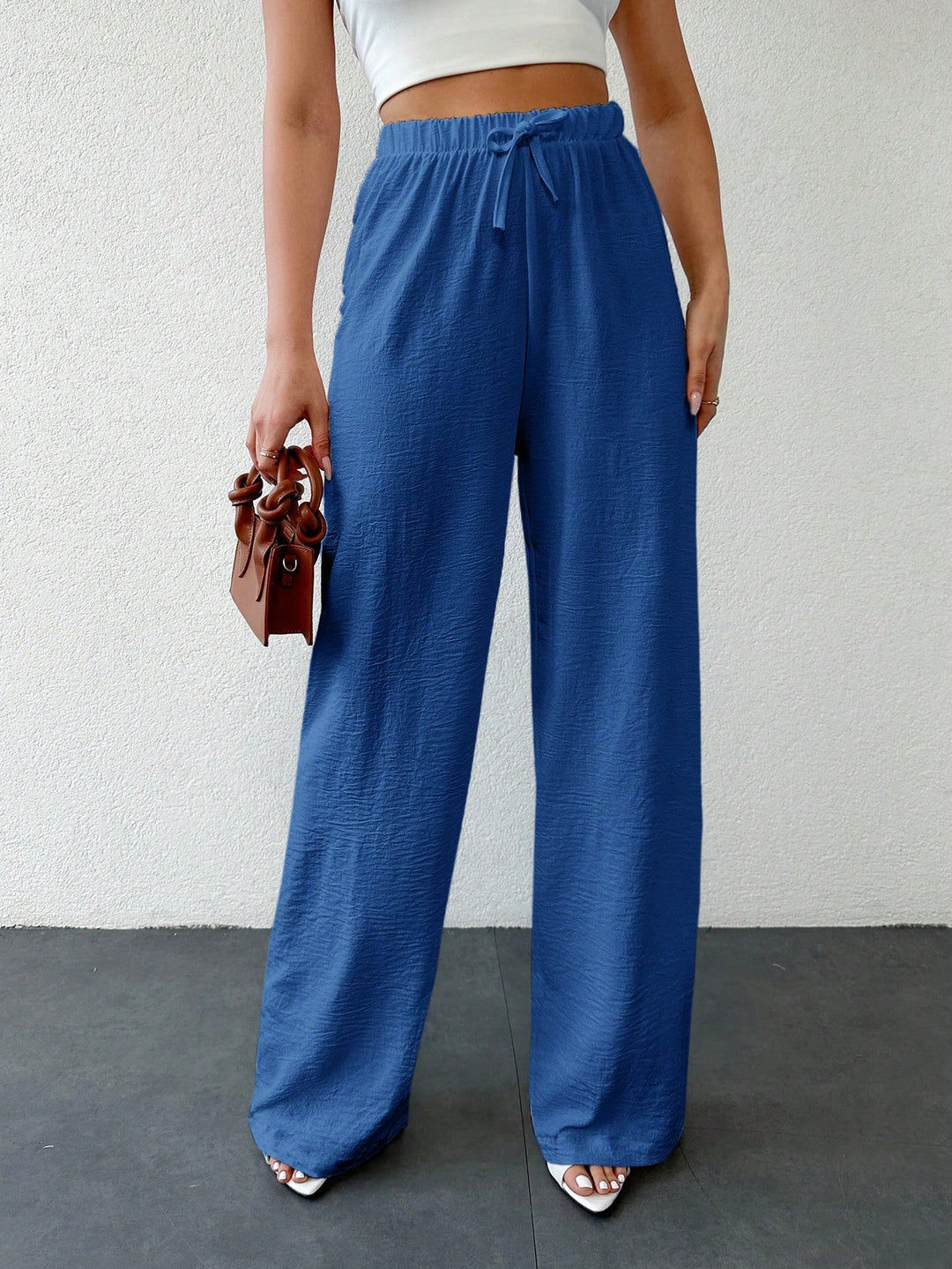 Pantaloni SHEIN, albastru