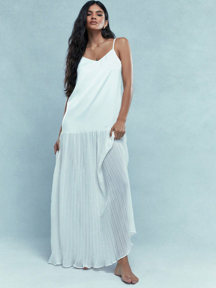 Rochie maxi SHEIN, alb