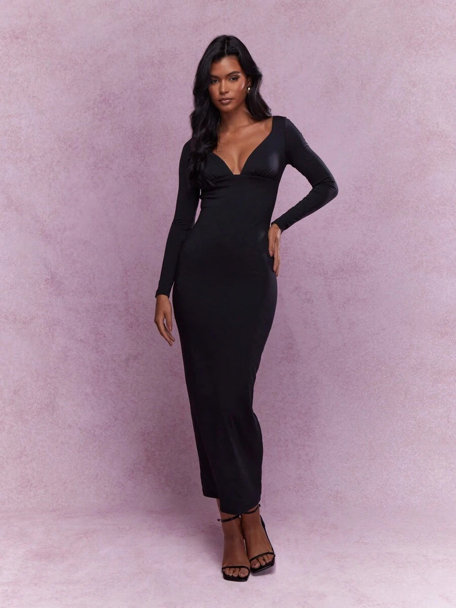 Rochie maxi SHEIN, negru