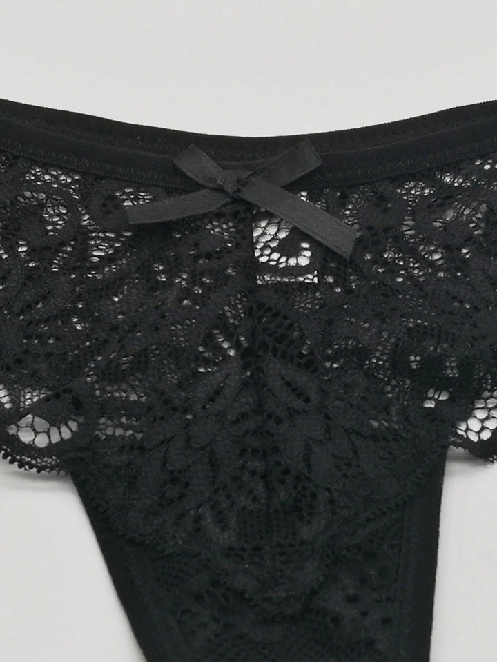 Slip tanga SHEIN, negru