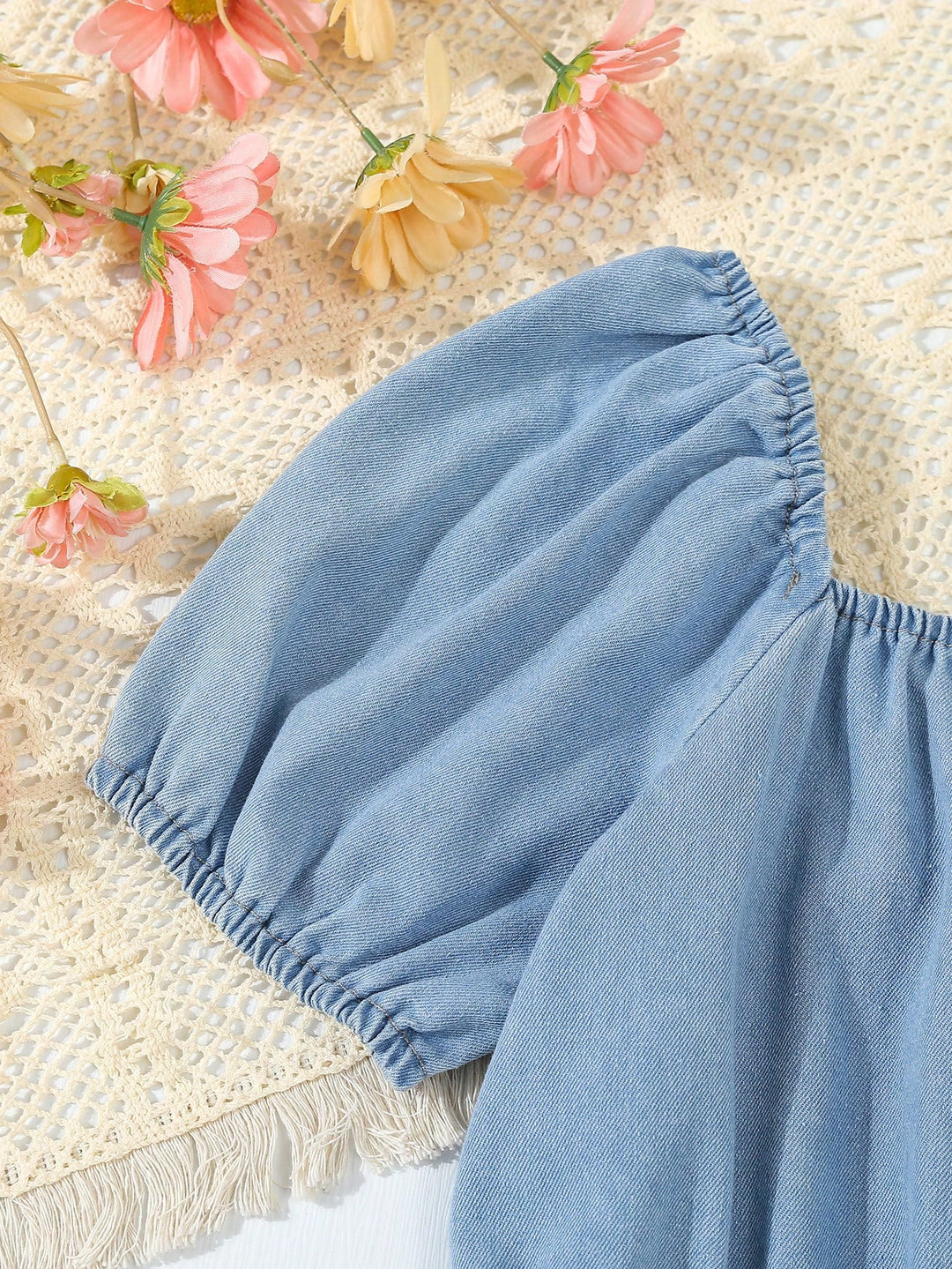 Jachetă din denim SHEIN, albastru
