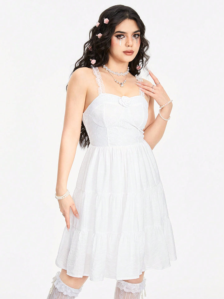 Rochie scurtă SHEIN, alb