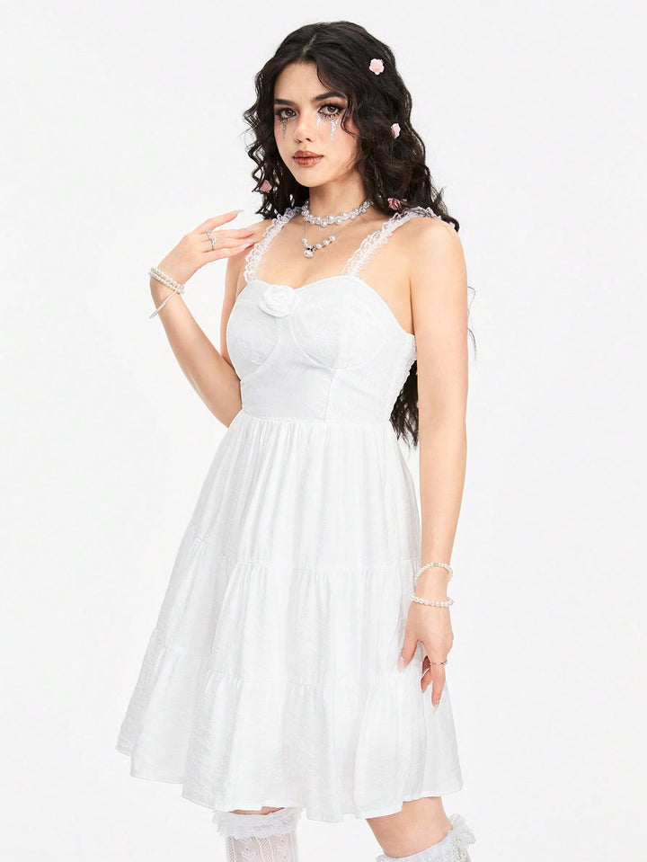 Rochie scurtă SHEIN, alb