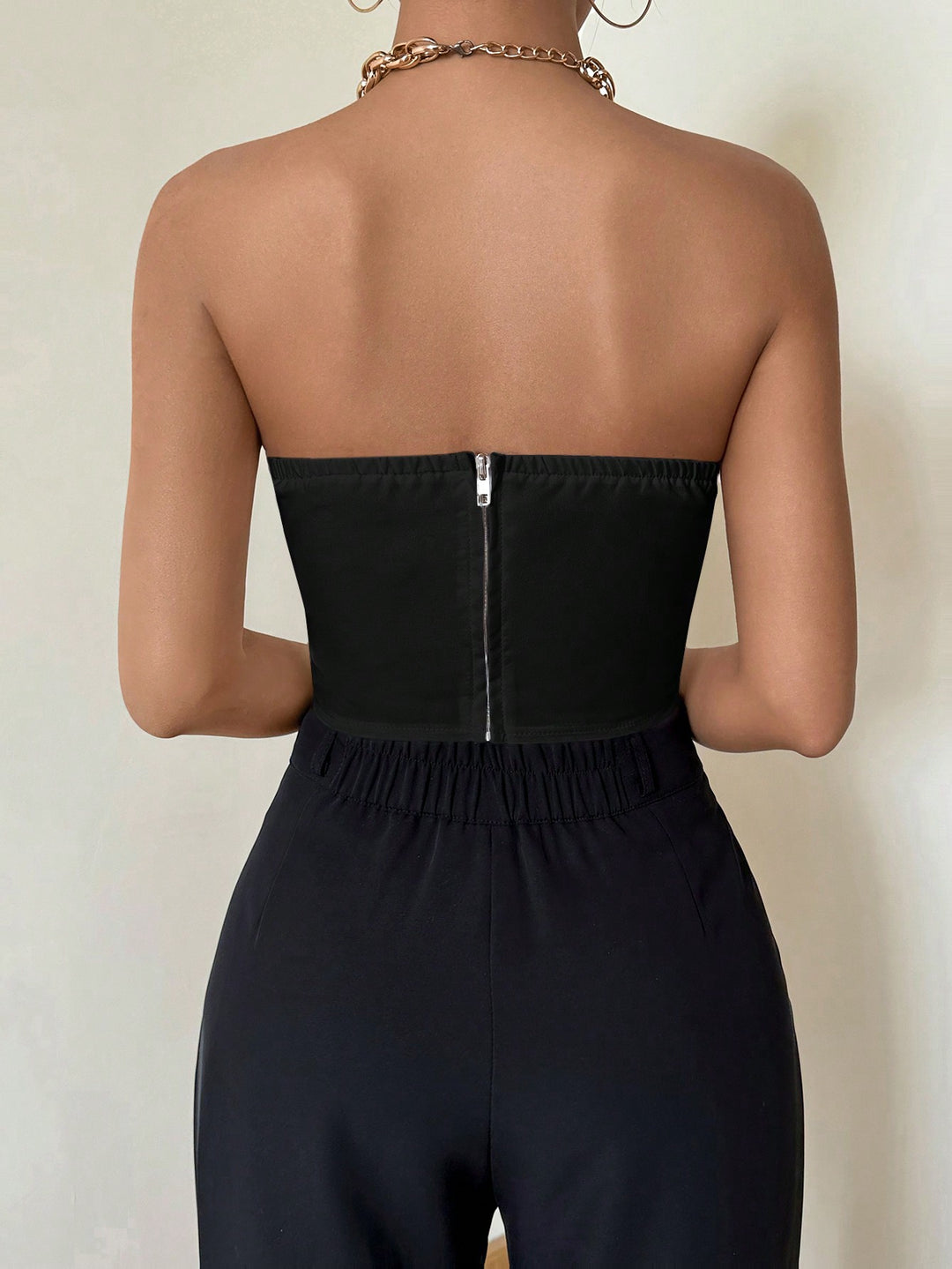 Top SHEIN, negru