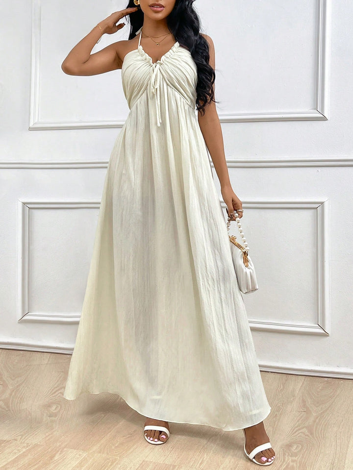 Rochie maxi SHEIN, bej