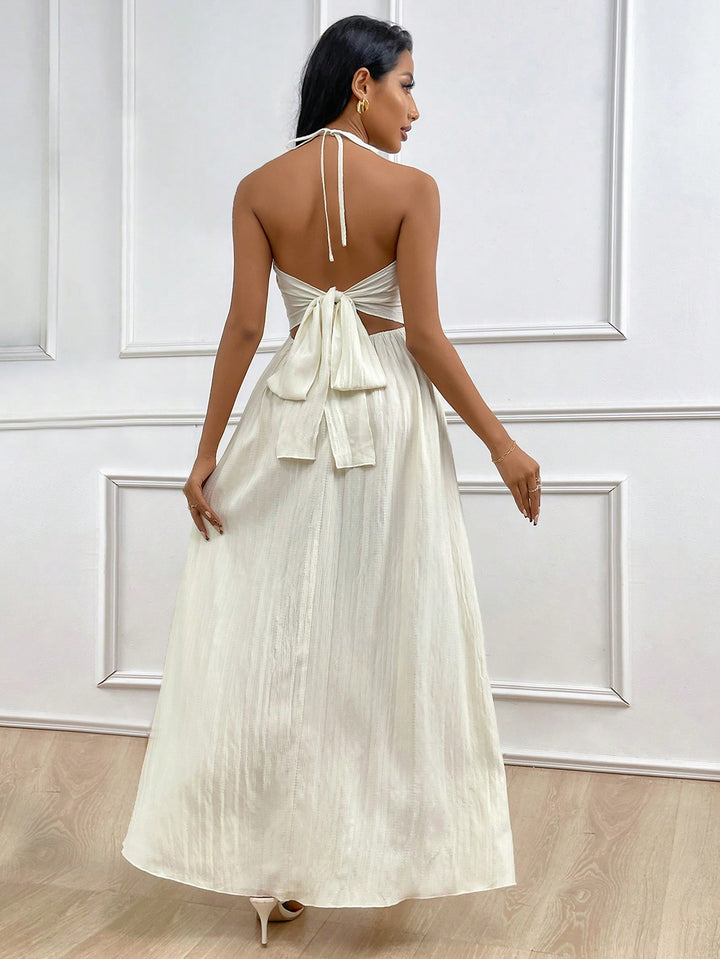Rochie maxi SHEIN, bej