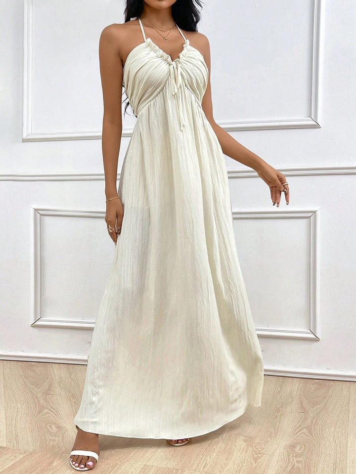 Rochie maxi SHEIN, bej