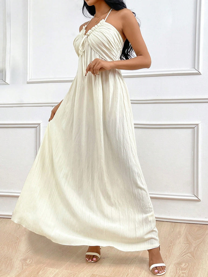 Rochie maxi SHEIN, bej