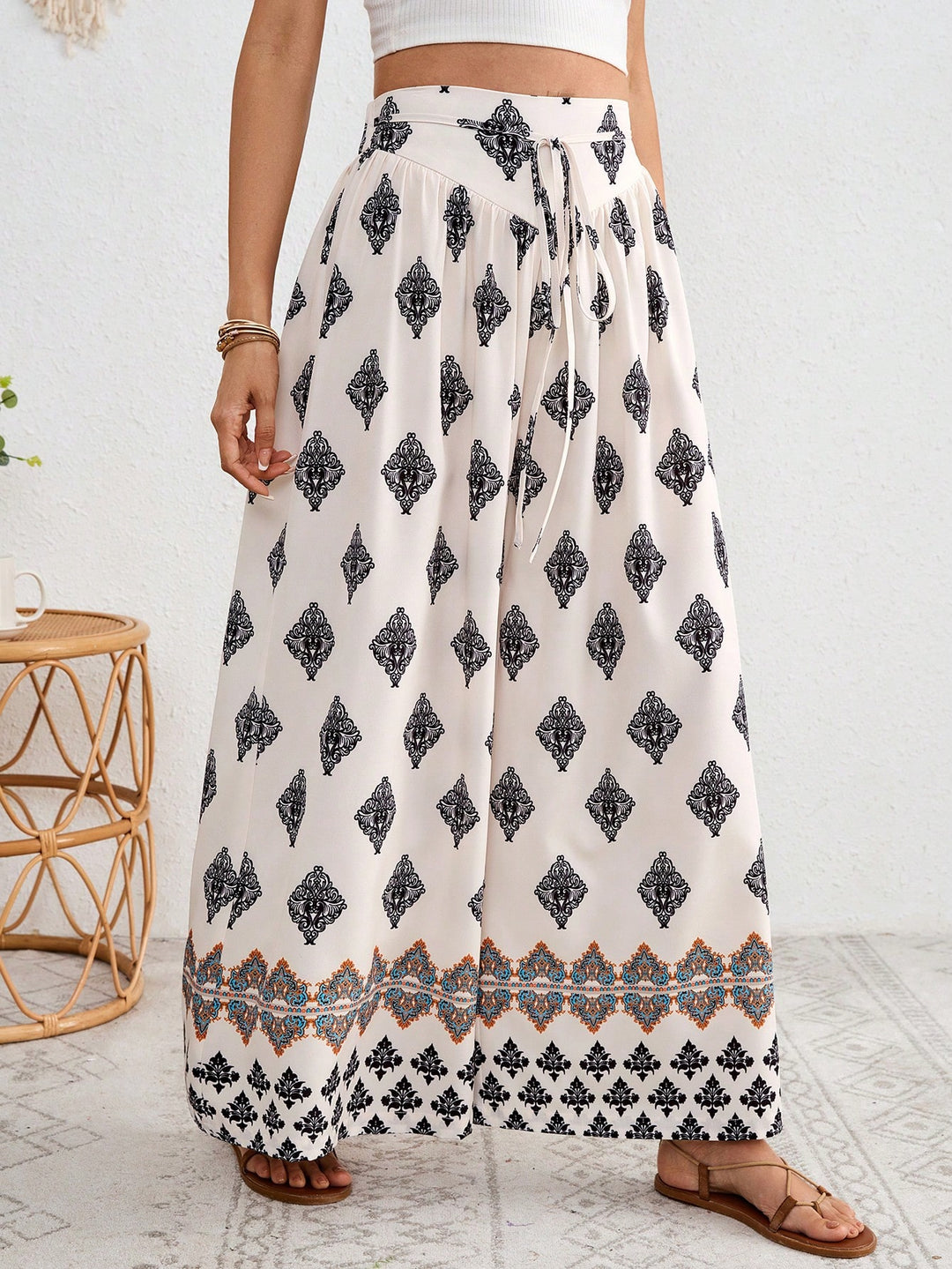 Pantaloni SHEIN, portocaliu