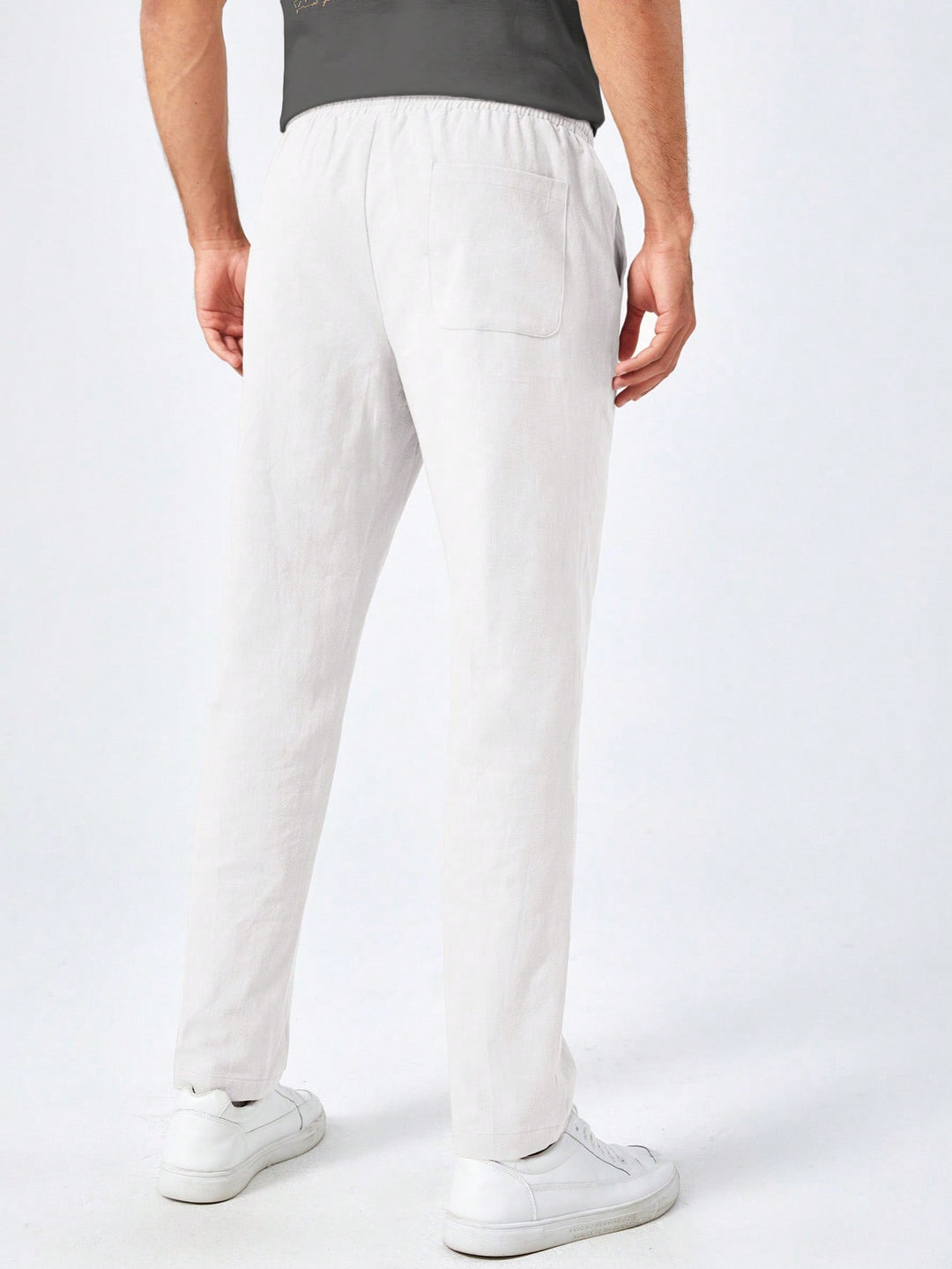 Pantalon SHEIN, alb