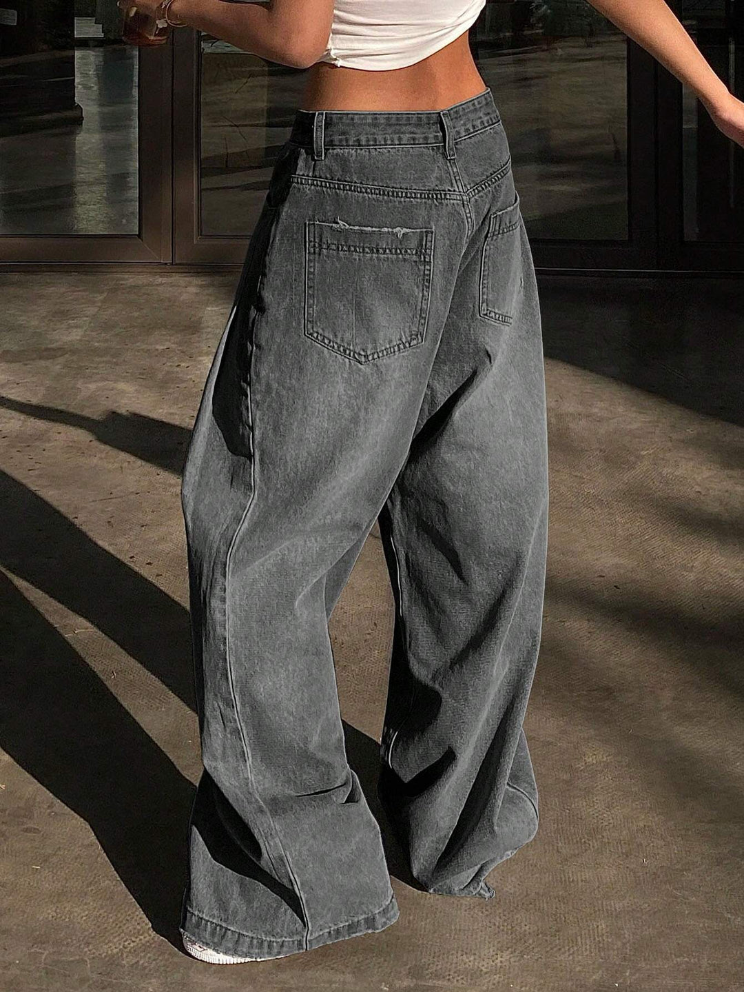 Jeans SHEIN, gri