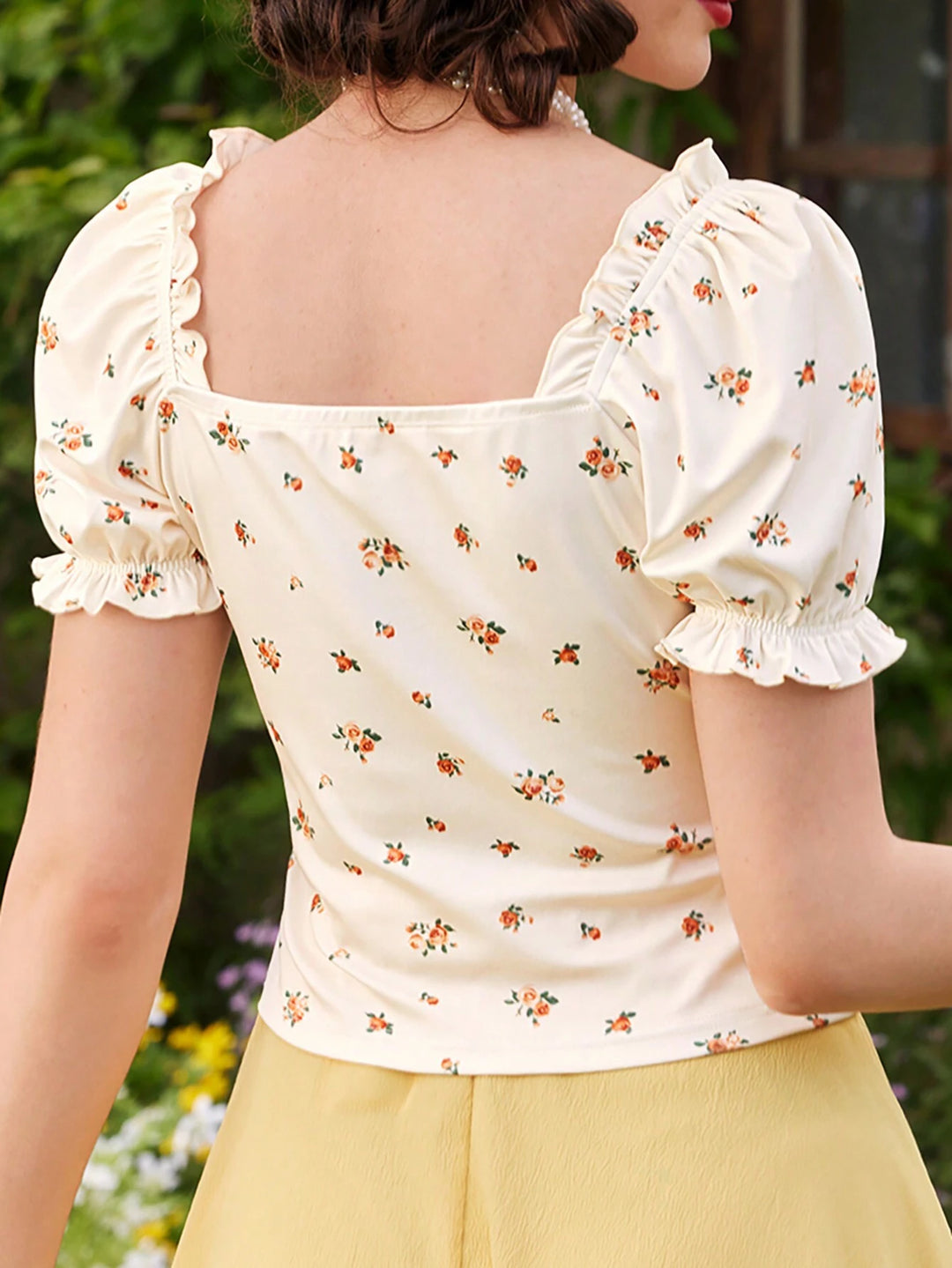 Shein top, krém