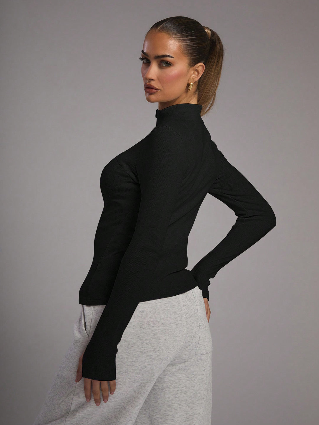 Jachetă sport SHEIN, negru