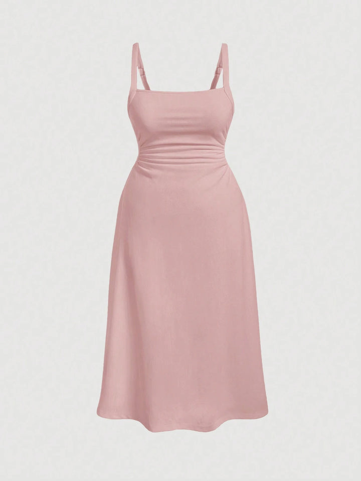 Rochie midi SHEIN, roz