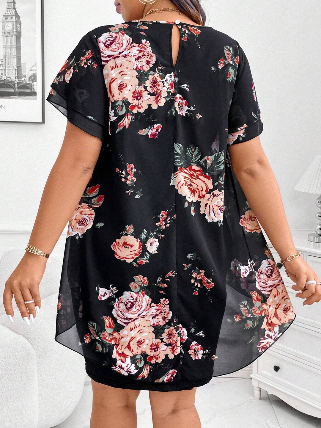 Rochie mini SHEIN, mix culori