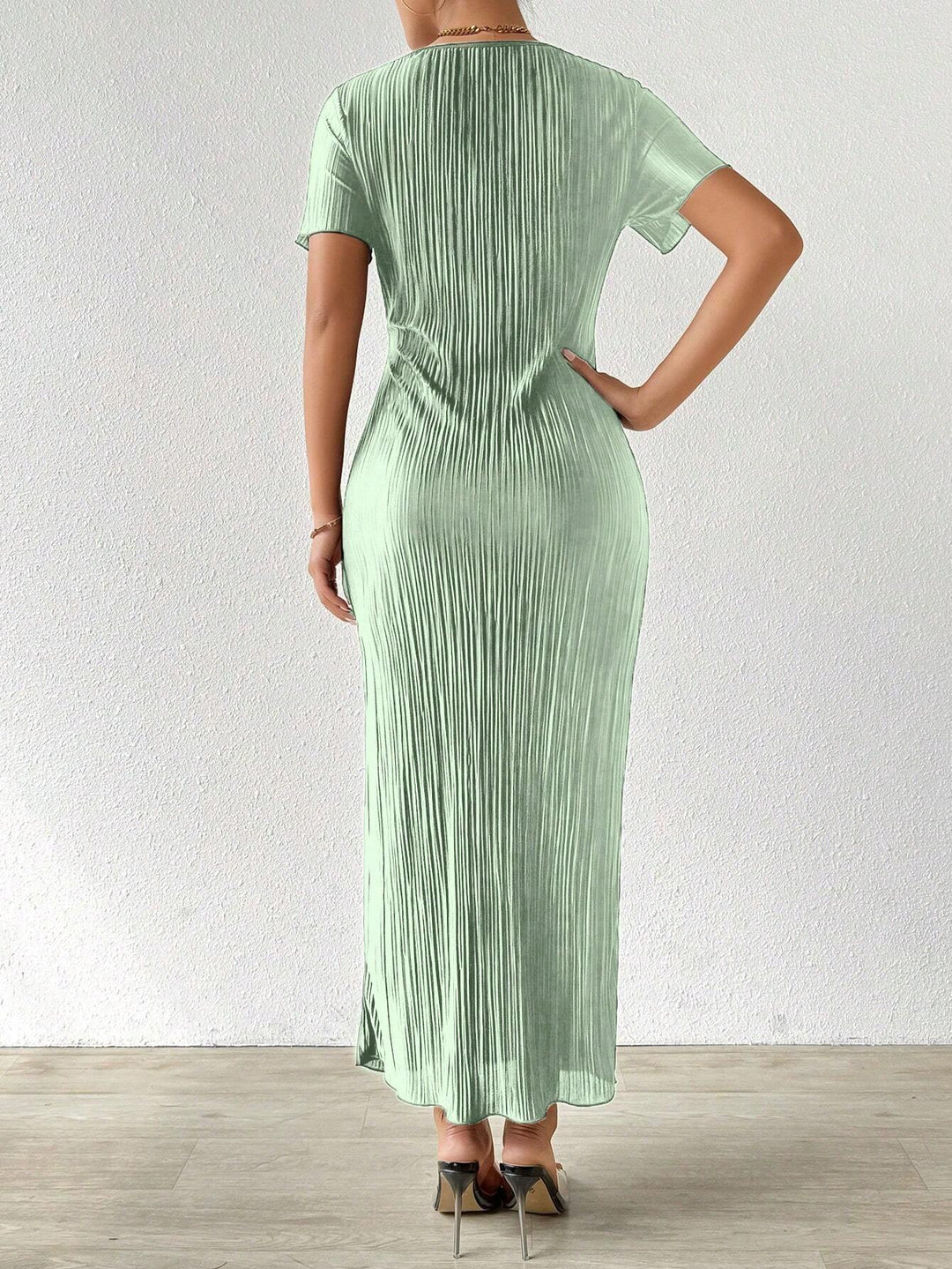 Rochie maxi Shein, verde