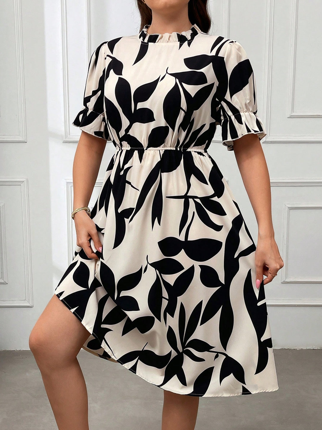 Rochie midi SHEIN, mix culori
