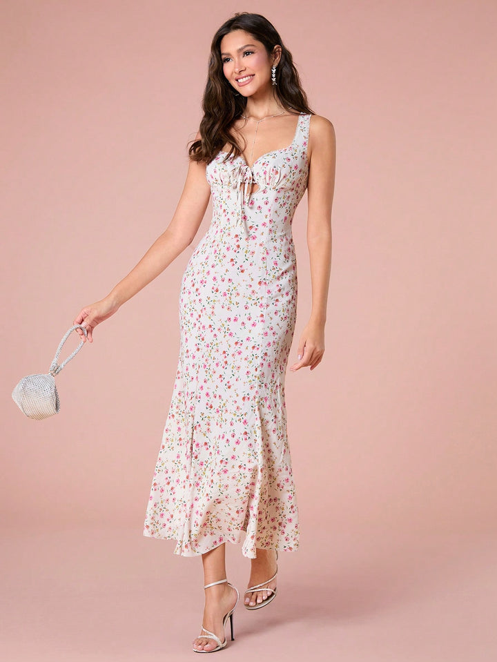 SHEIN maxi ruha, fehér