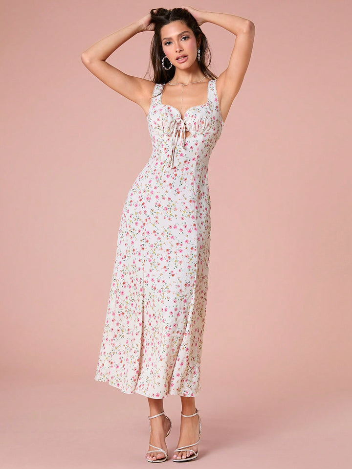 SHEIN maxi ruha, fehér