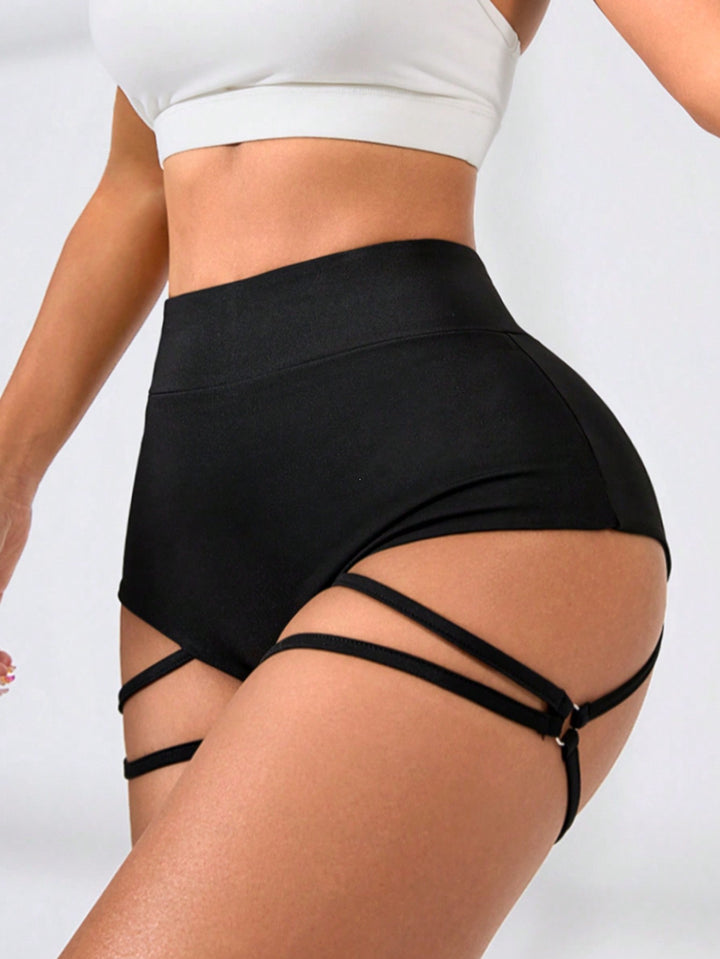 Pantaloni scurți SHEIN, negru