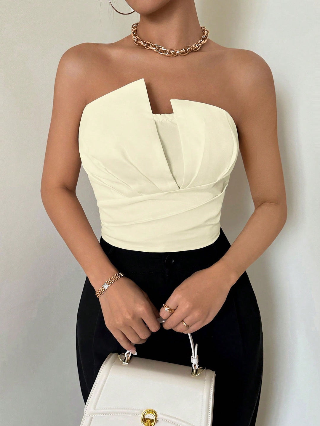 Top SHEIN, crem