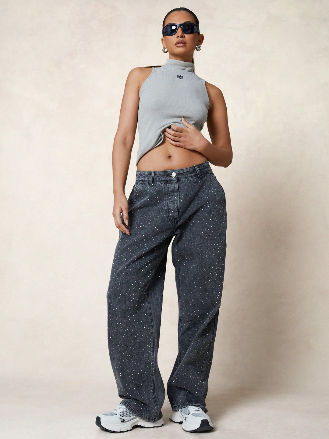 Jeans SHEIN, negru