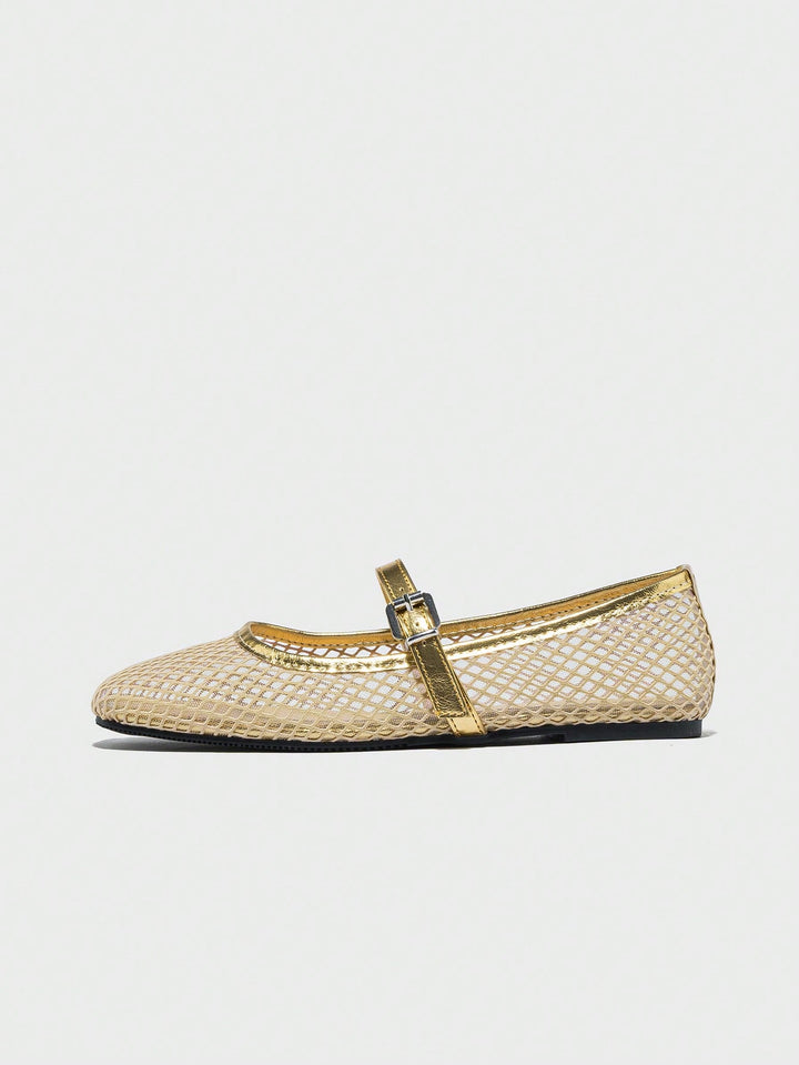 Balerini SHEIN, auriu
