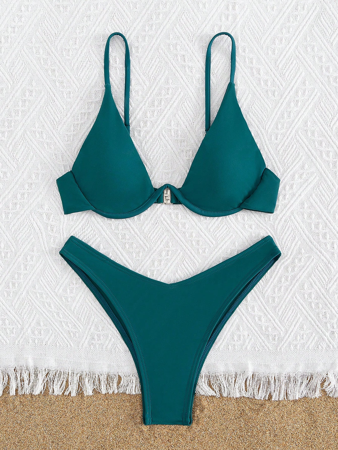 SHEIN bikini szett, zöld