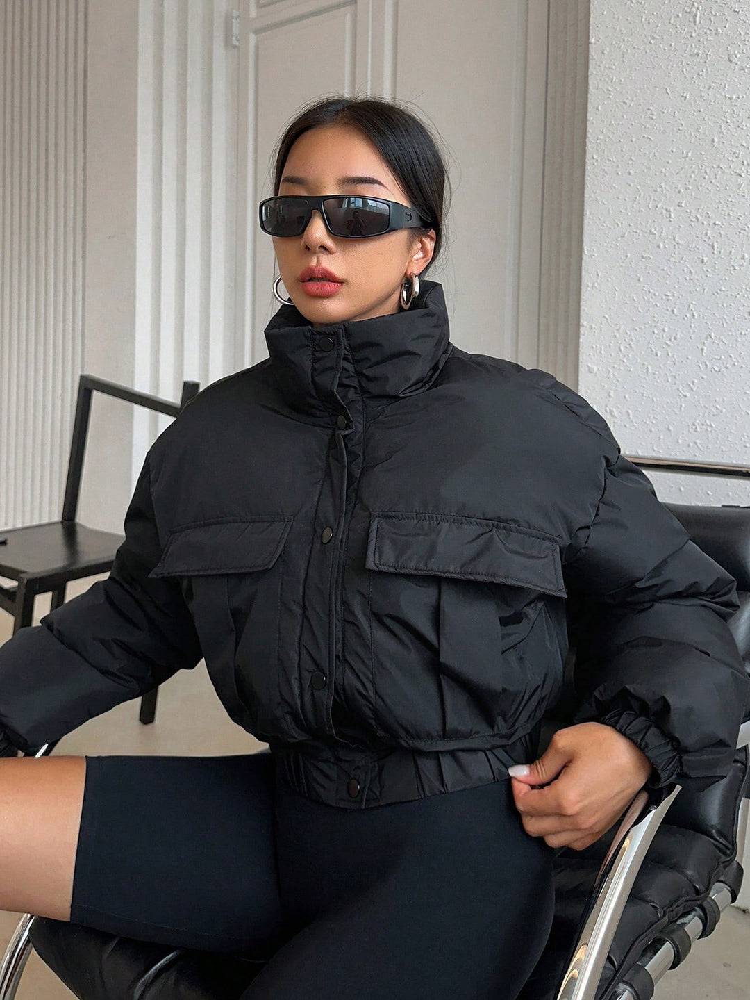 Palton SHEIN, negru