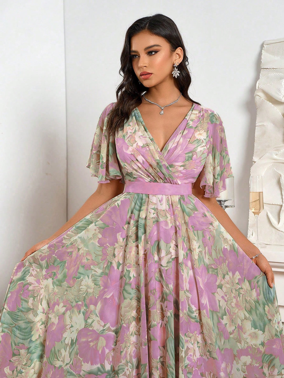 Rochie SHEIN, mix culori