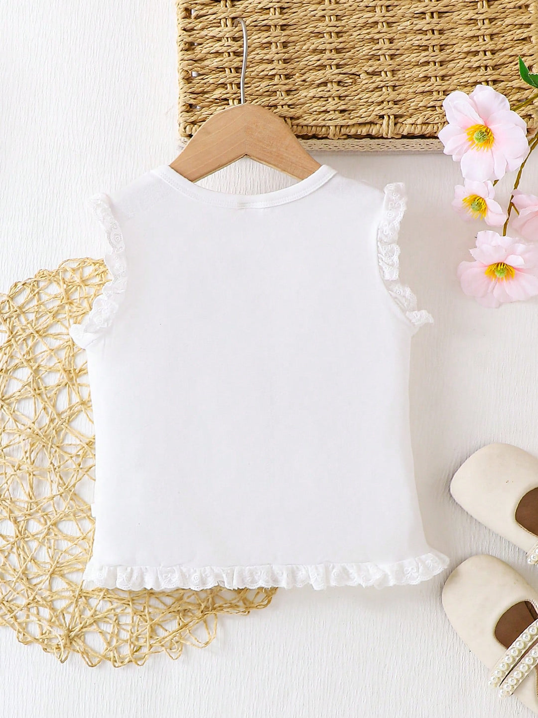 Fehér SHEIN top
