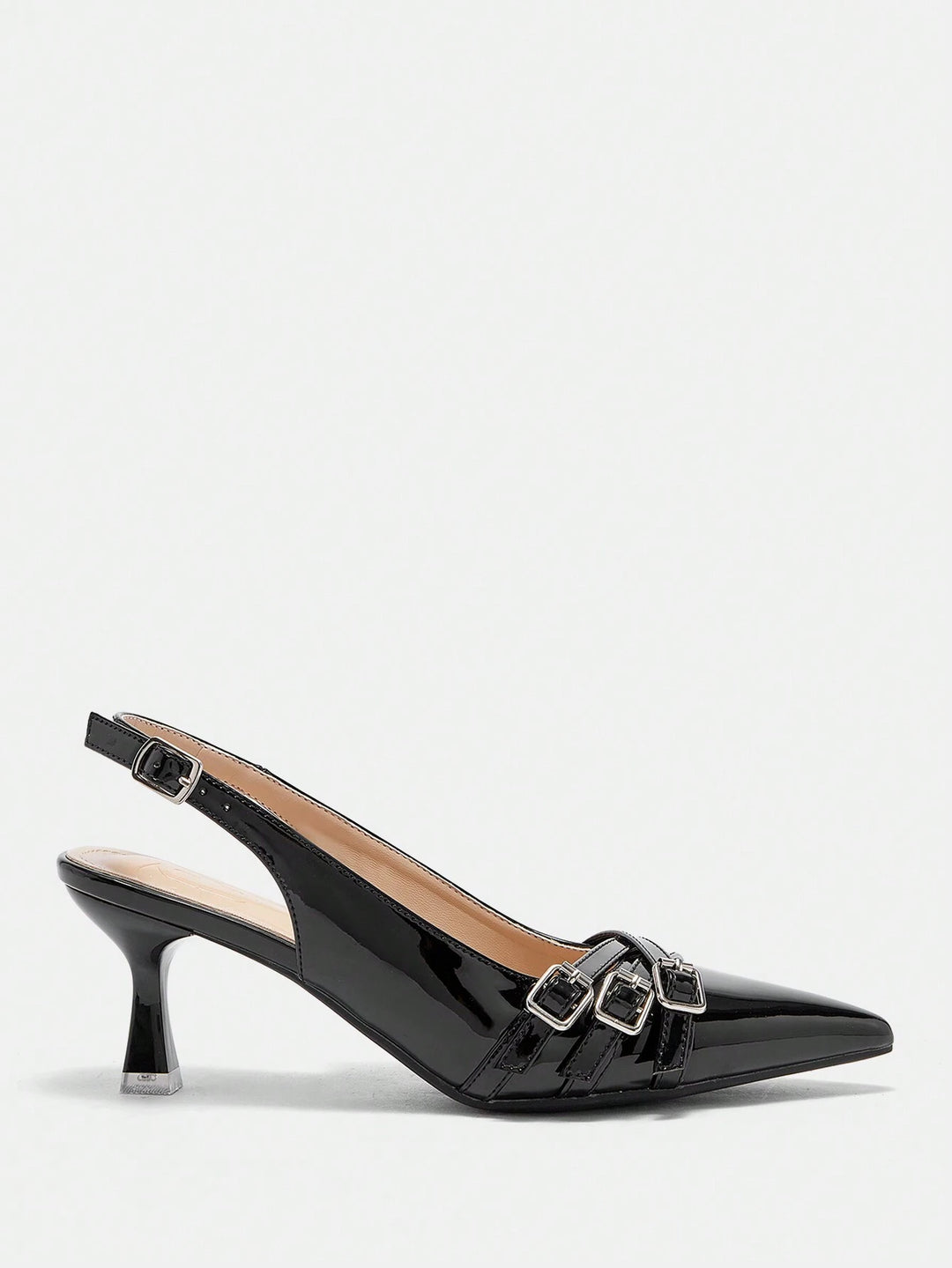 Pantofi cu toc SHEIN, negru