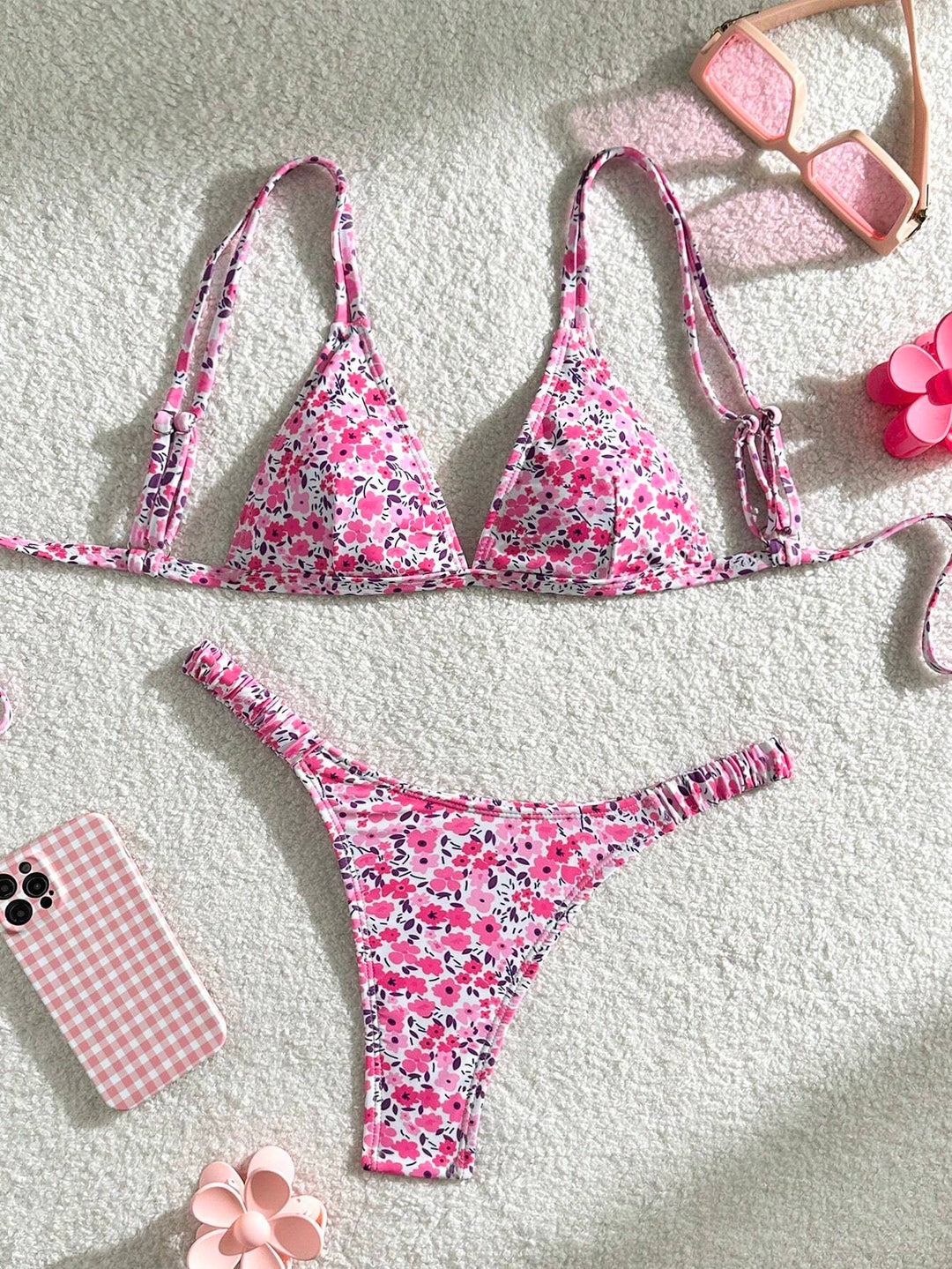 Costum de baie SHEIN, mix culori