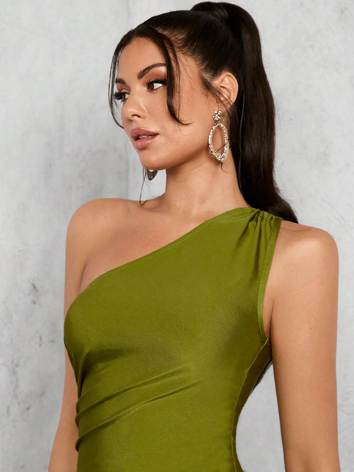 Rochie maxi SHEIN, verde