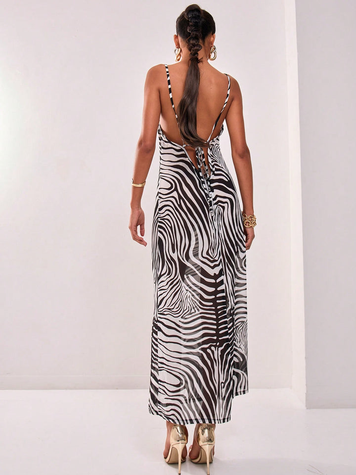 Rochie maxi SHEIN, mix culori