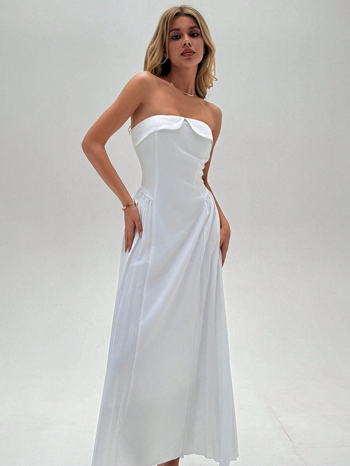 Rochie maxi SHEIN, alb